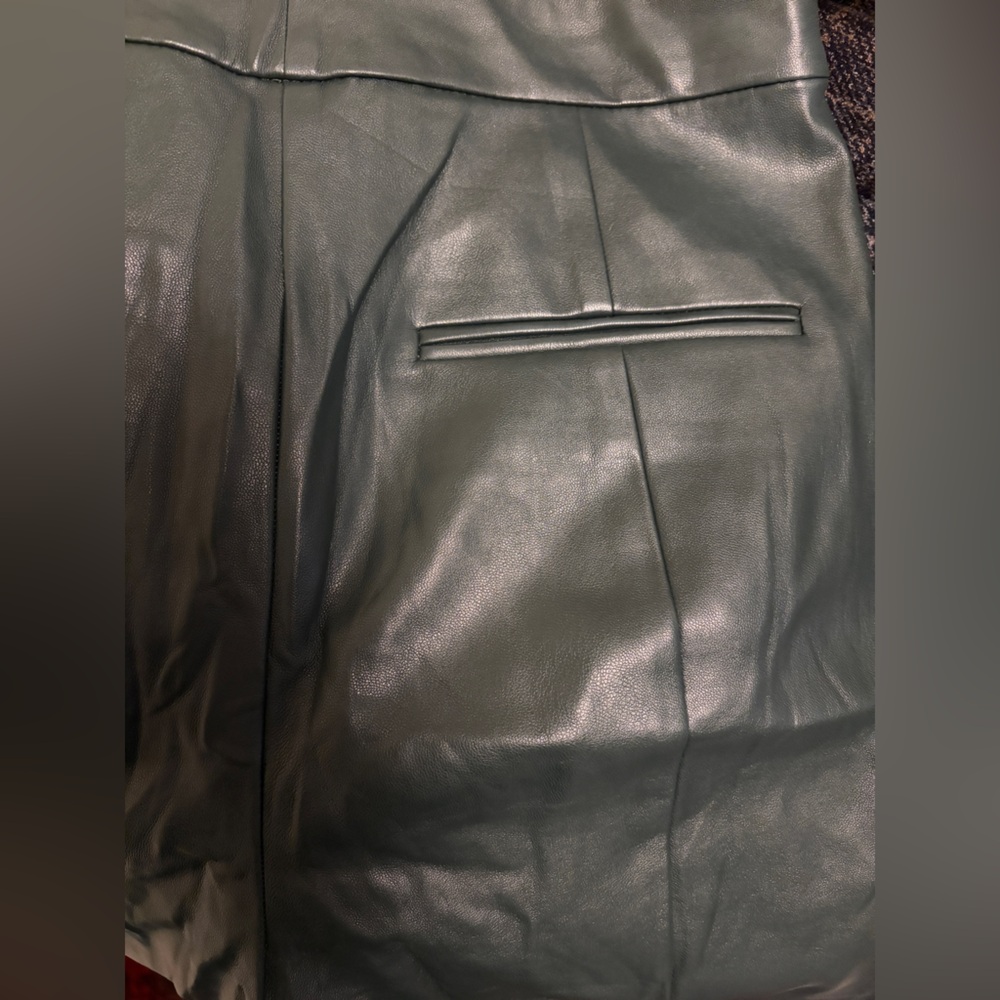 High Waist Faux Leather Pants - Ann Taylor size 2 - Picture 6 of 6